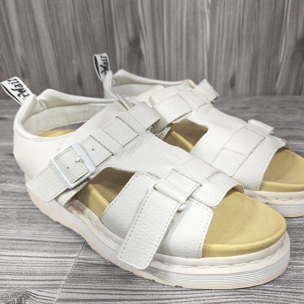 DrMartens Kamilah Leather Chunky Platform Fisherman Sandals-Women's Size 10 NEW